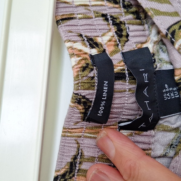 NWOT [S]Linen Tahari wide leg pants /brown top (Bundle) - Picture 3 of 5